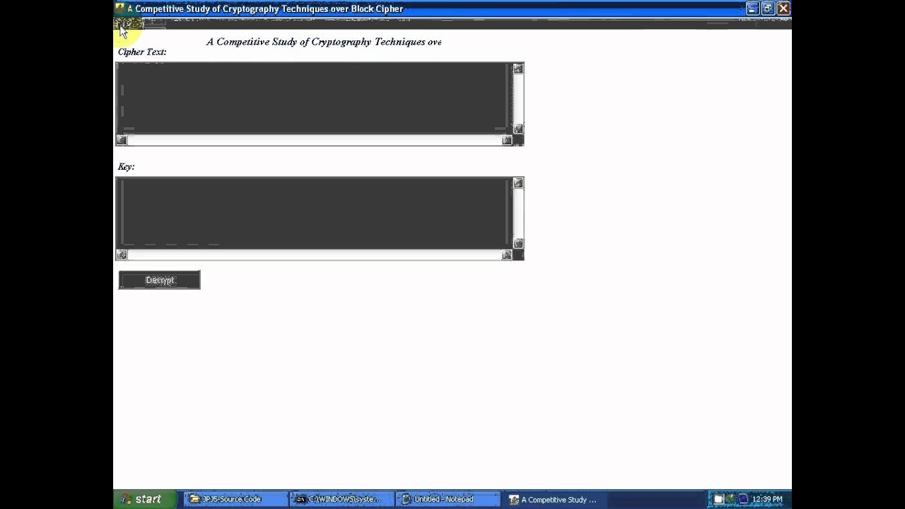 Competitive Analysis of Cryptography Techniques Using Block Cipher Methods