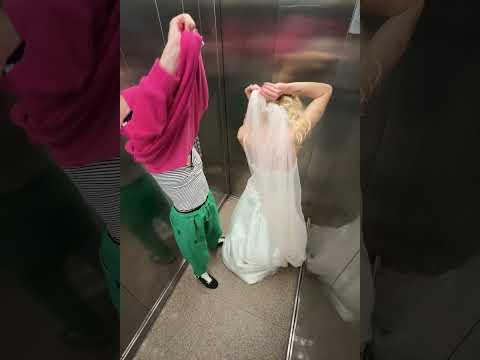 ?? Bride’s Elevator Nightmare Flips Into a Happy Ending!