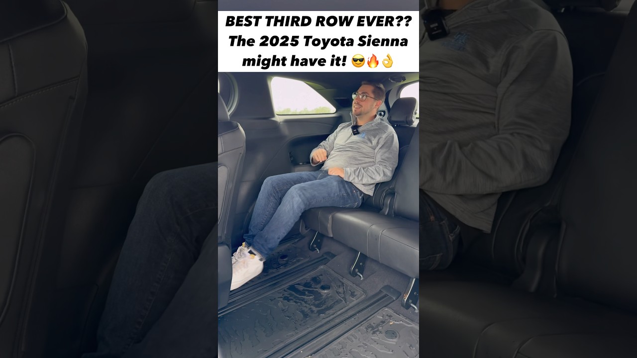 2025 Toyota Sienna: Best Third Row Space? 🚗