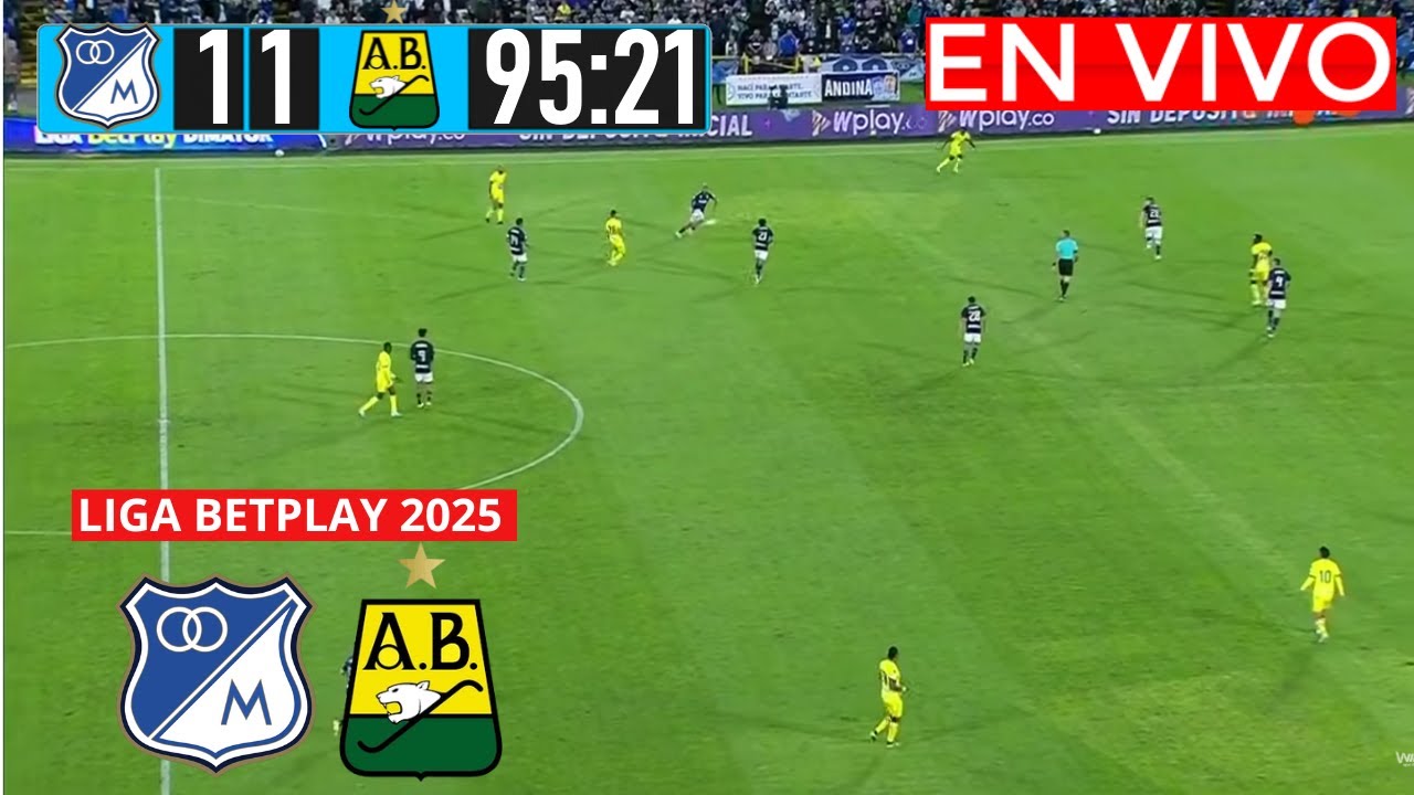 Millonarios vs Bucaramanga en Vivo - Liga Betplay 2025