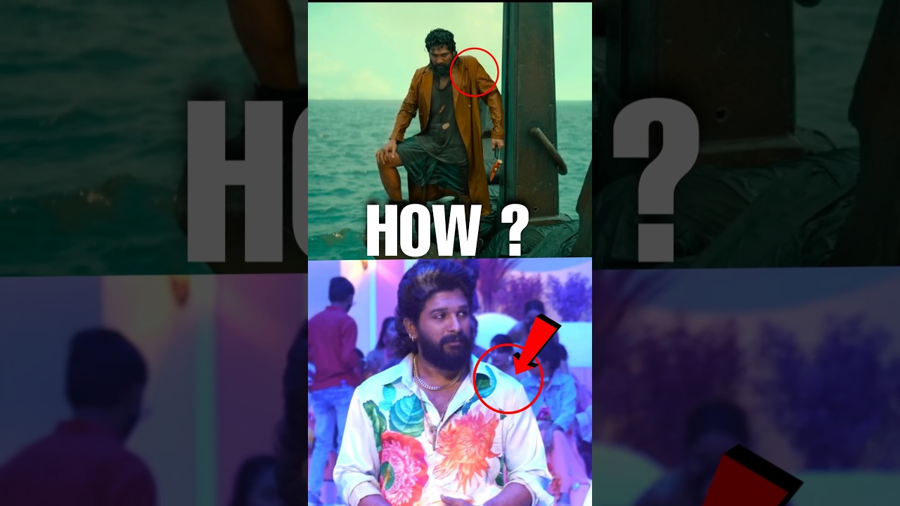 Unveiling the Mystery Behind Pushpa's Right Shoulder! 🔴 #pushpatherule