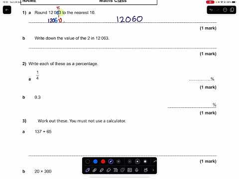 GCSE IGCSE Maths Mathematics Rounding to Nearest Ten Place Value Round