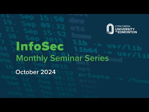 October 2024 InfoSec Seminar: Geopolitics & Cybersecurity 🌐