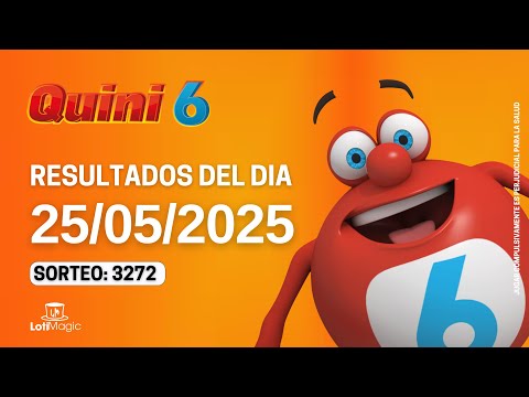 Resultados del sorteo quini 6 del Domingo 25 de Mayo del 2025