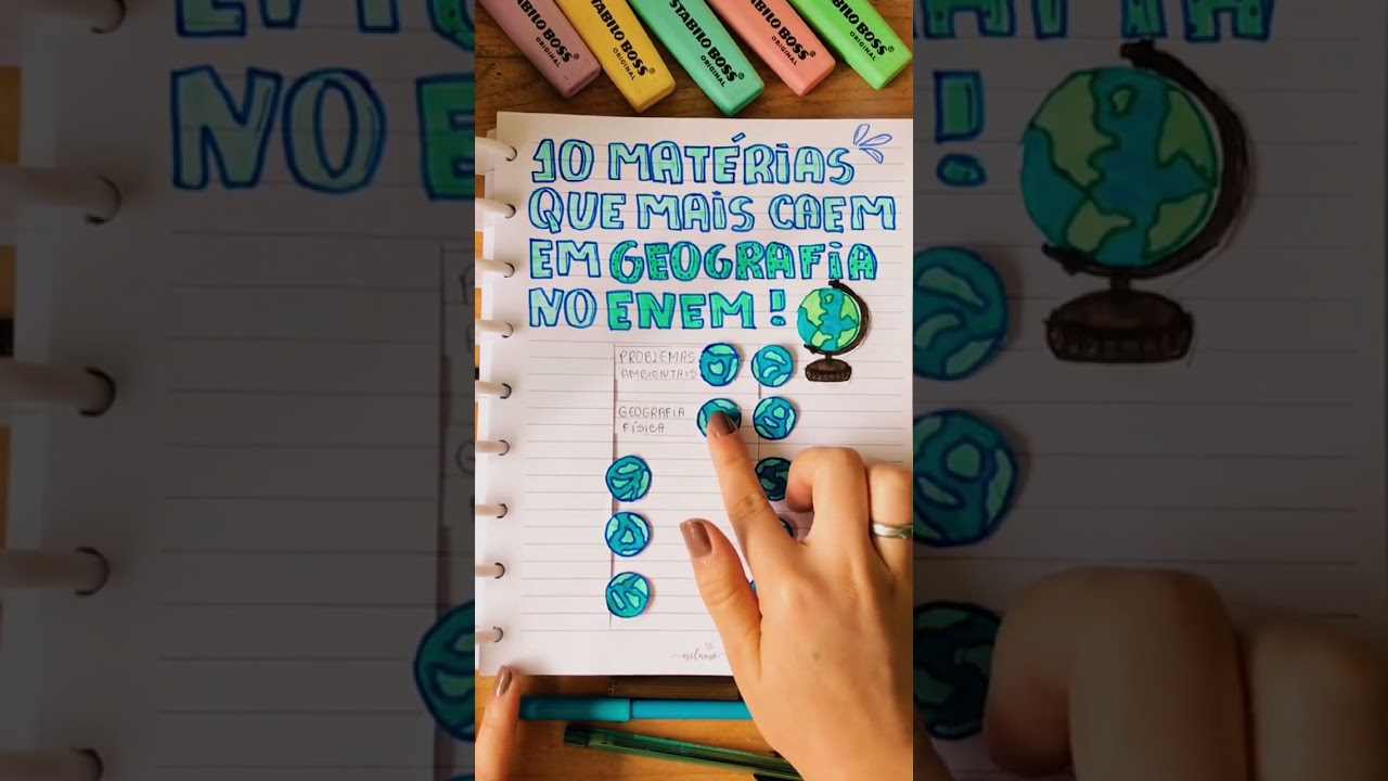 10 Top 10 Geografia que Caem no ENEM 📚