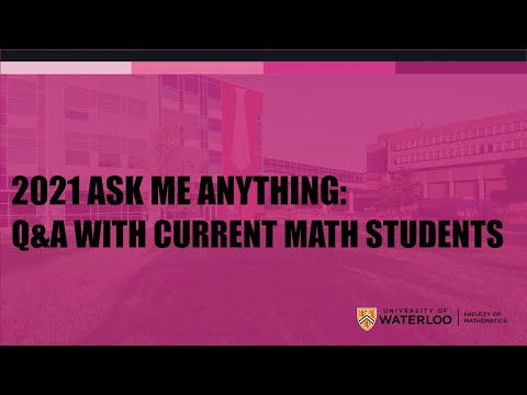 2021 Ask me anything: Q&A with current math students