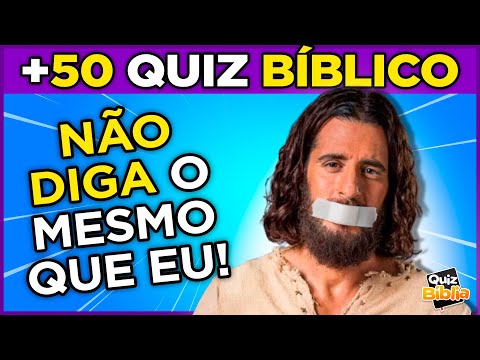 🤐 NÃO DIGA O MESMO QUE EU | Quiz Bíblico | Só 5% Vencem