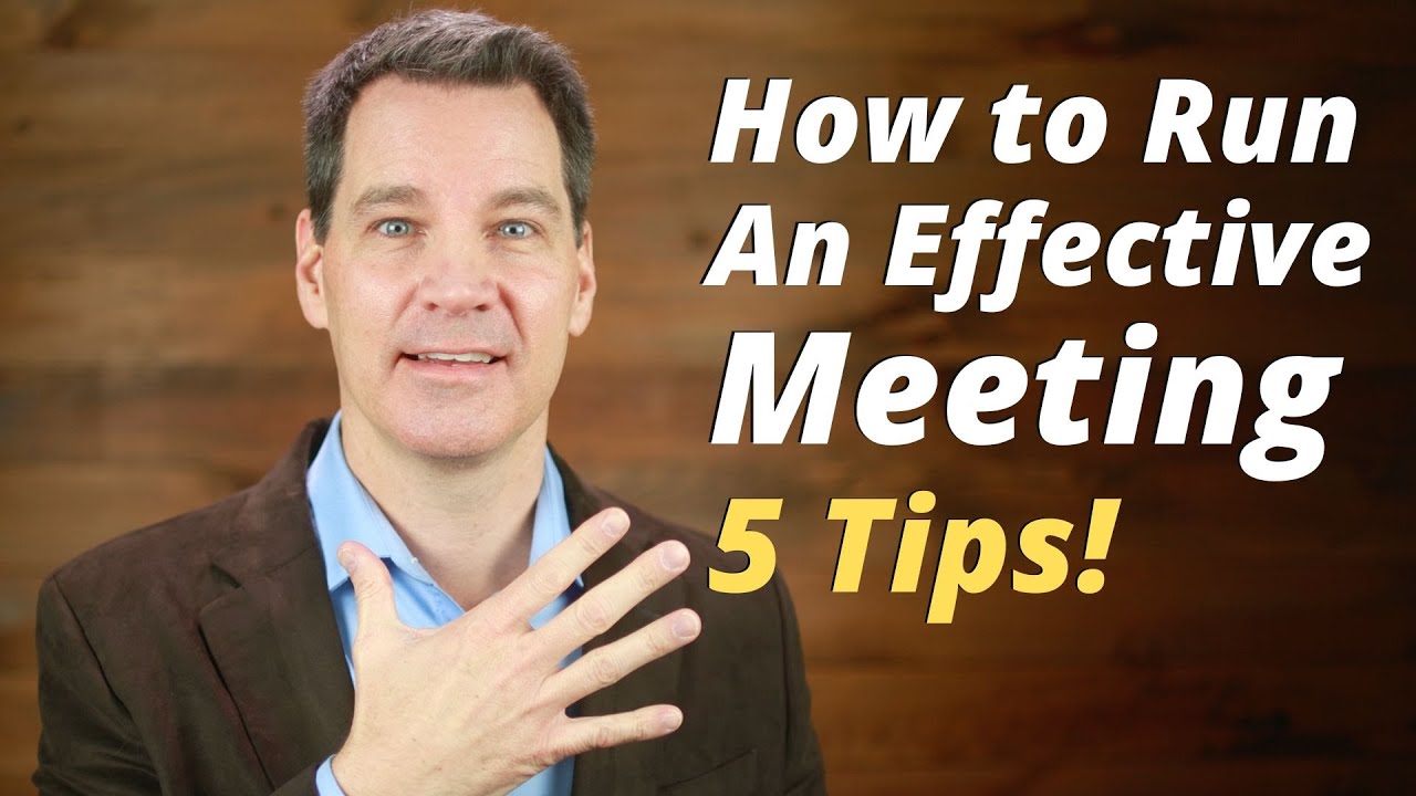 5 Tips for Running Effective Meetings 📝
