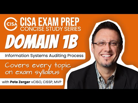 CISA EXAM PREP - Domain 1B - IS Audit Process Execution