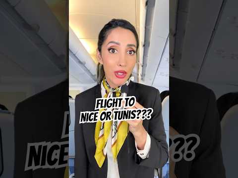 When you end up in Tunisia instead of Nice…Wrong Flight! 😅