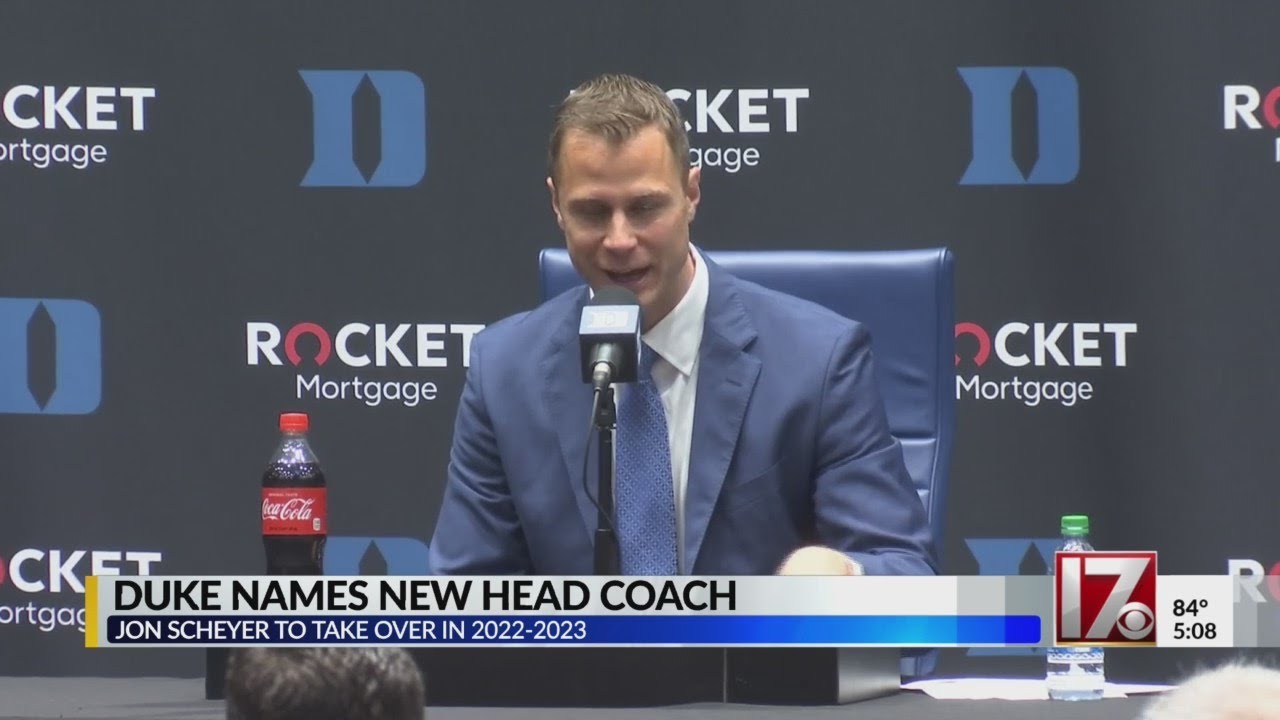 Jon Scheyer speaks after being named next Duke basketball head coach