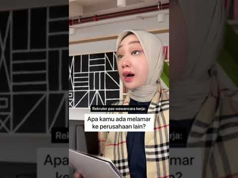 Menjawab Pertanyaan : Apakah kamu ada melamar di perusahaan lain? - tips wawancara kerja #interview