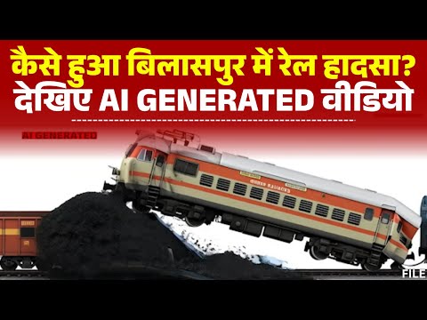 Bilaspur Train Accident AI Video: बिलासपुर में कैसे हुआ रेल हादसा? AI Generated Video के जरिए समझिए