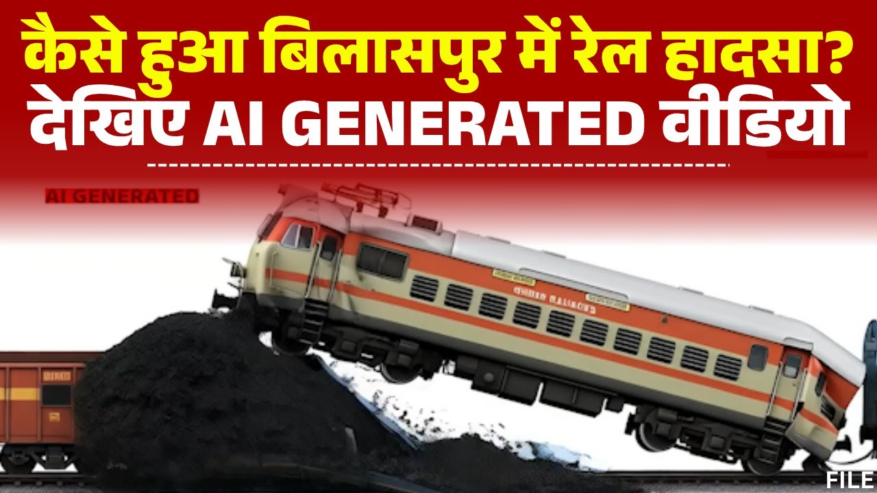 Bilaspur Train Accident AI Video: समझिए कैसे हुआ रेल हादसा