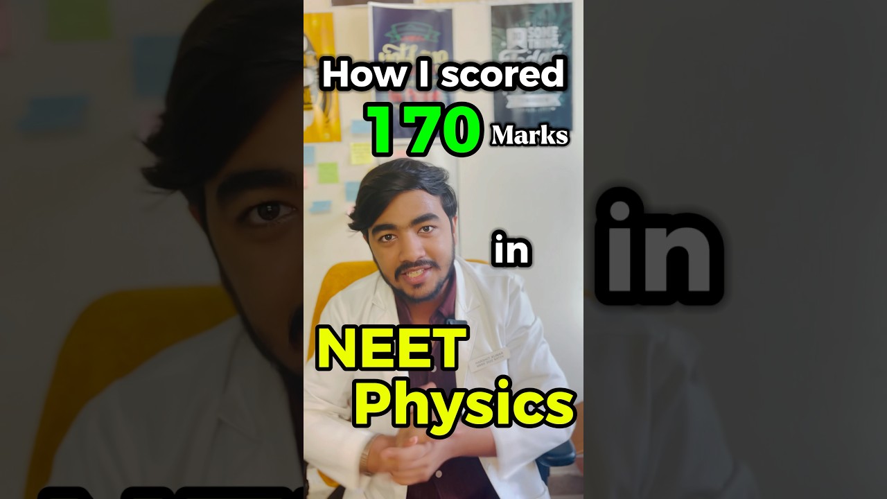 3 Ace NEET Physics with These 3 Expert Tips! 🚀 | Score 160+ in NEET Physics