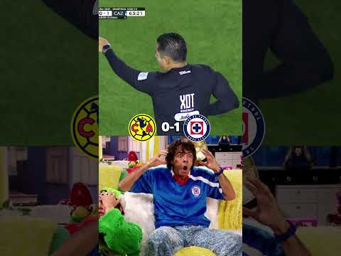 ¡NO PODÍA FALTAR! Ludovico reaccionando a la remontada del América