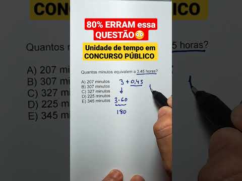 😳 80% ERRAM ESSA QUESTÃO NO CONCURSO PÚBLICO.     #shortssprintbrasil