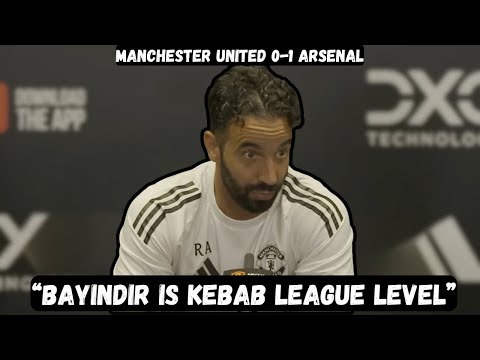 Ruben Amorim BLASTS Altay Bayindir after loss - Post Match Interview - Manchester United 0-1 Arsenal