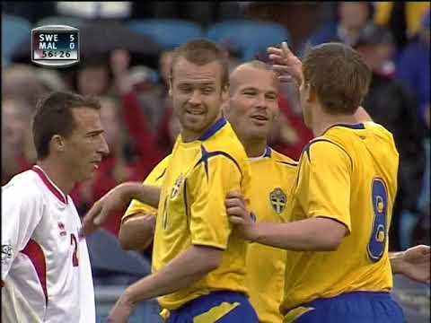 VM kval: Sverige - Malta - Höjdpunkter - 2005-06-04