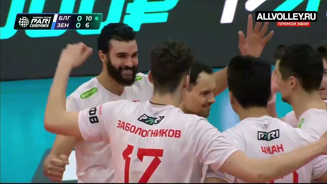 Волейбол: Белогорье — Зенит, 1/2 финала РФЧМ 2024-25