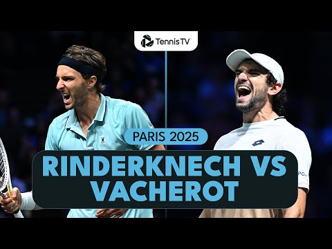 The Arthur Rinderknech vs Valentin Vacherot Cousins Rematch! | Paris 2025 Highlights