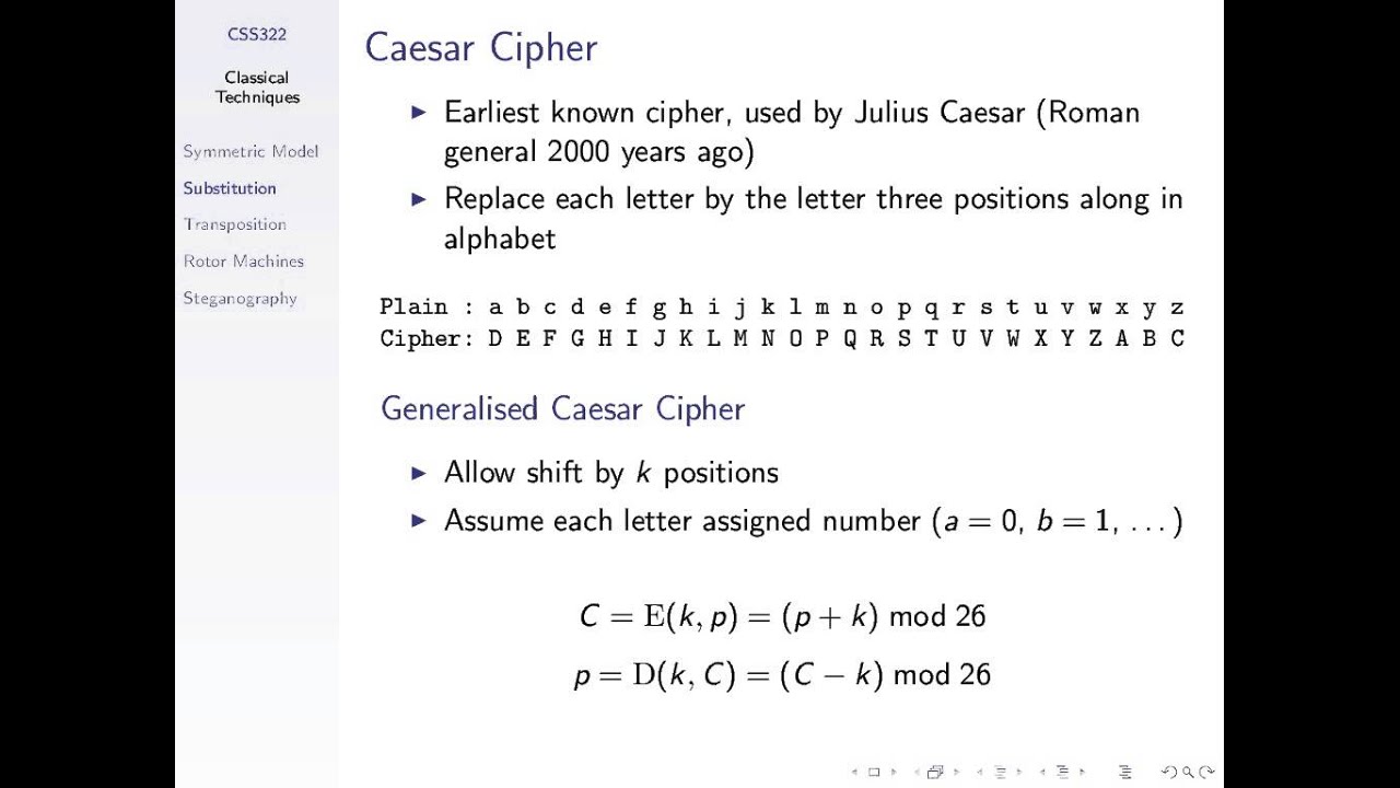 CSS322, CSS322 Security & Cryptography Lecture 02 | Nov 9, 2012