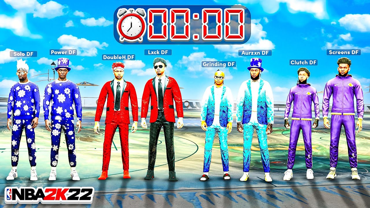 Epic 2V2 Race in NBA 2K22! Who's the Top Duo in My Clan? 🏆