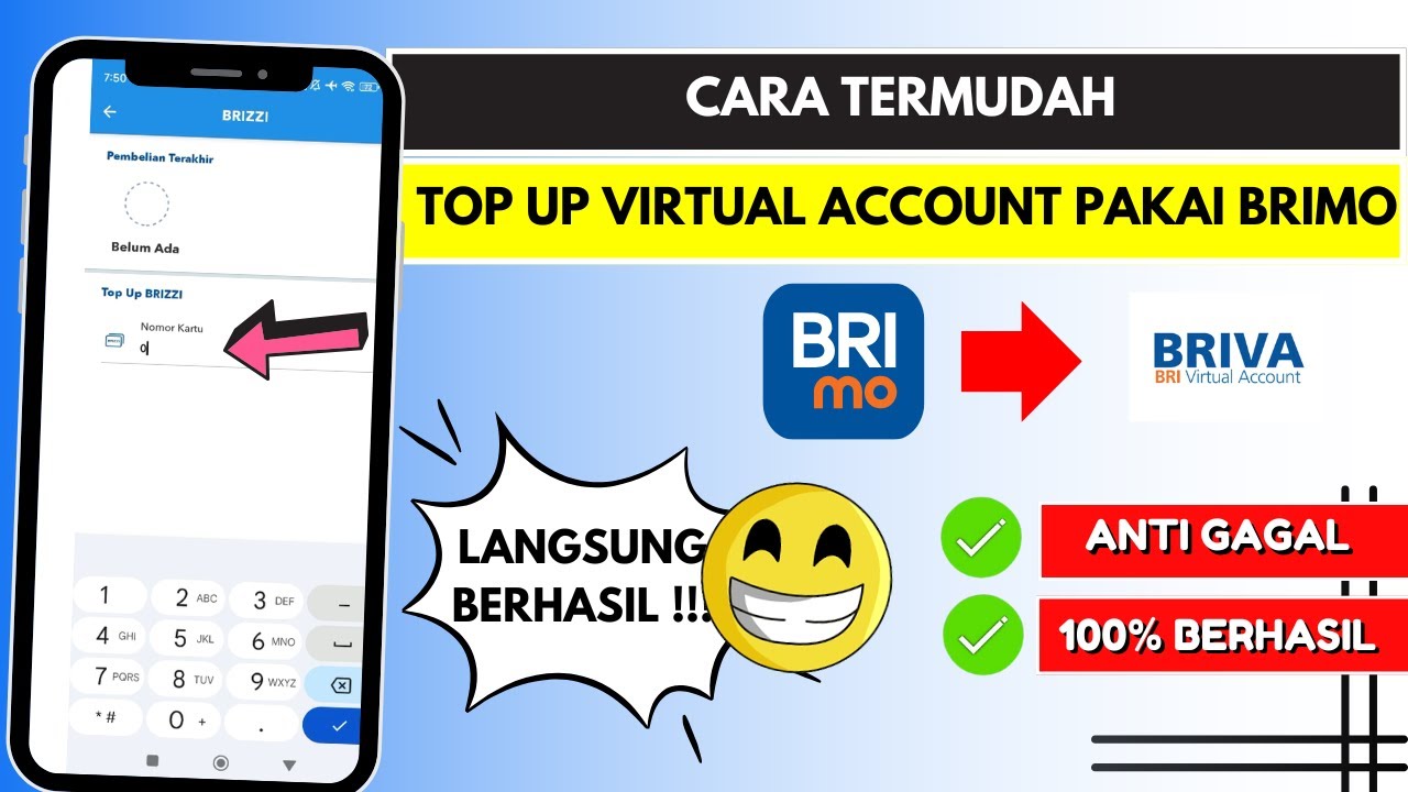 Cara Top Up Saldo Brizzi Lewat BRImo Terbaru 💳