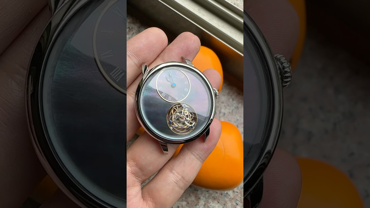 Oriental Cherry Tourbillon Watch by Mark Chen 🌸