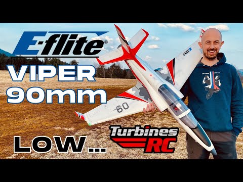 E-flite Viper 90mm EDF Jet ๐ | Grass LOW & FAST + AEROBATICS (English/Franรงais) 4K 60fps