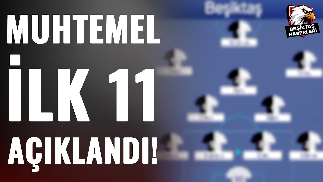 Beşiktaş'ın Fenerbahçe Maçı Muhtemel İlk 11'i Belli Oldu! İşte Detaylar ⚽