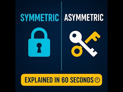 Symmetric vs Asymmetric Encryption Explained in 60 Seconds