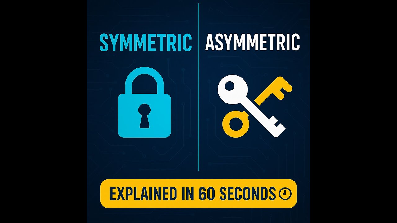 Symmetric vs Asymmetric Encryption: Quick & Clear Breakdown 🔐