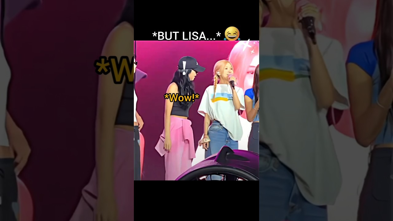 Blackpink's Lisa Says 'Show Me Please, Baby' 😂 | Funny K-Pop Moment