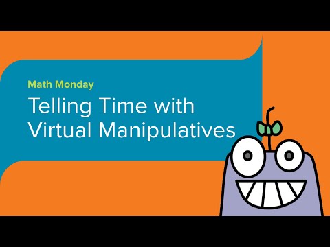 Math Monday: Virtual Manipulatives - Telling Time