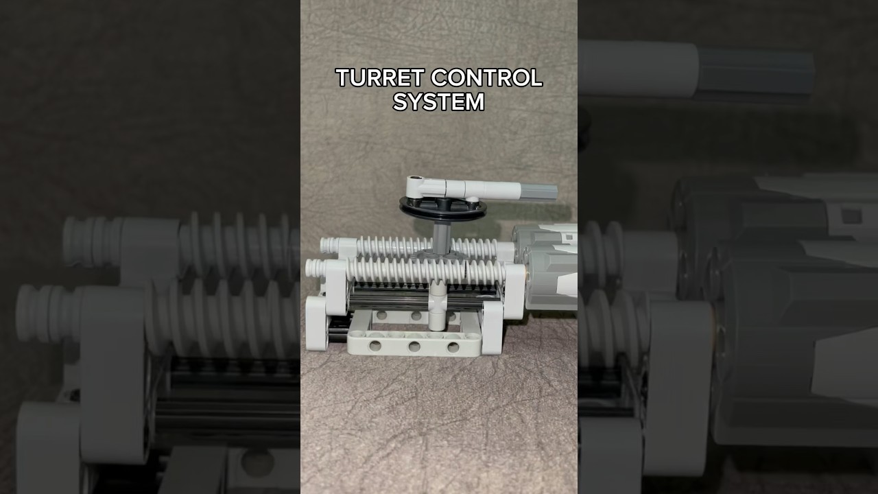 Turret Control with Double Worm Gear System