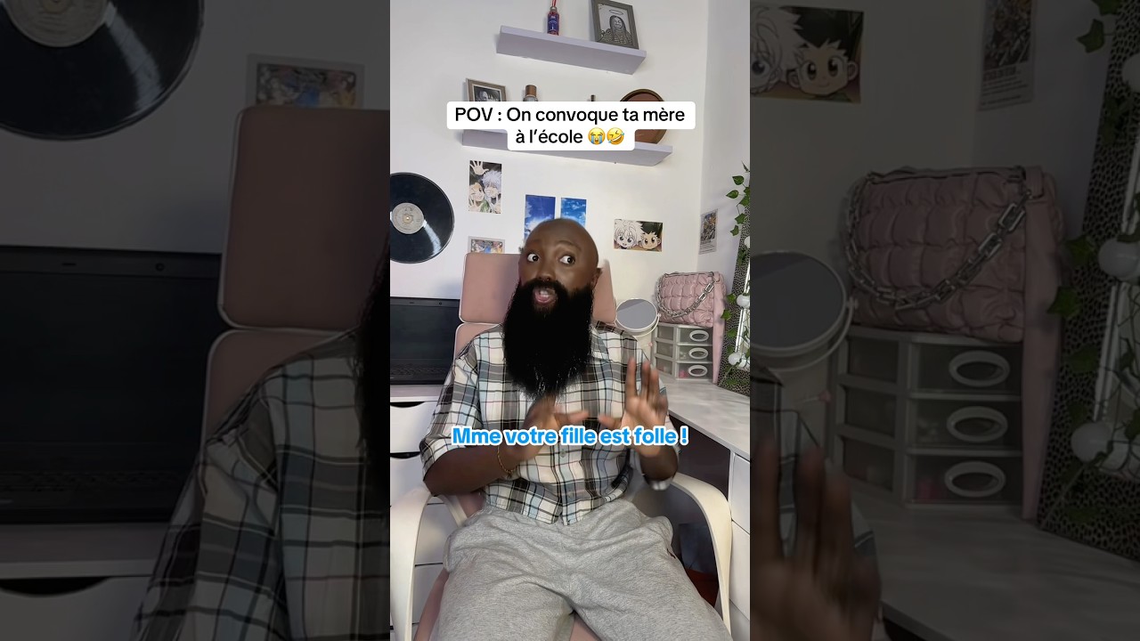 Quand tu dois rappeler ta mère à l’école 🤭🤣