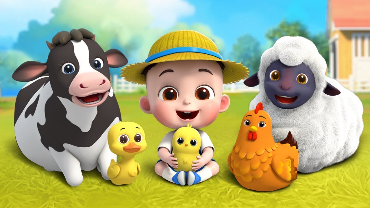أصوات الحيوانات في المزرعة 🐓 | أغاني أطفال
