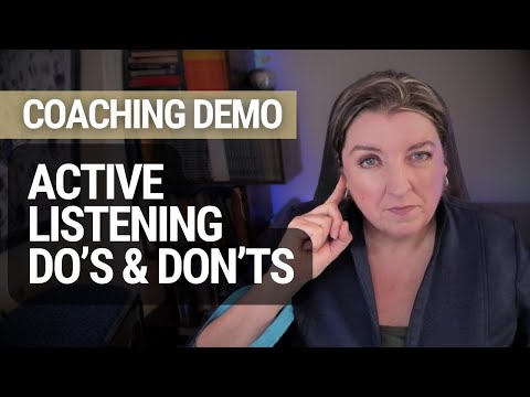 Active Listening Demonstration: Life Coaching Example with MCC Colleen-Joy