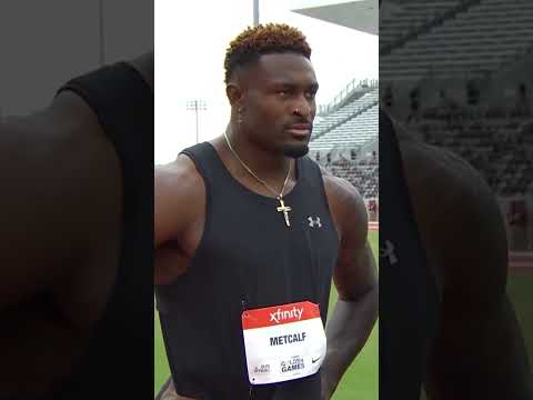 DK Metcalf vs. Pro Sprinters  😳