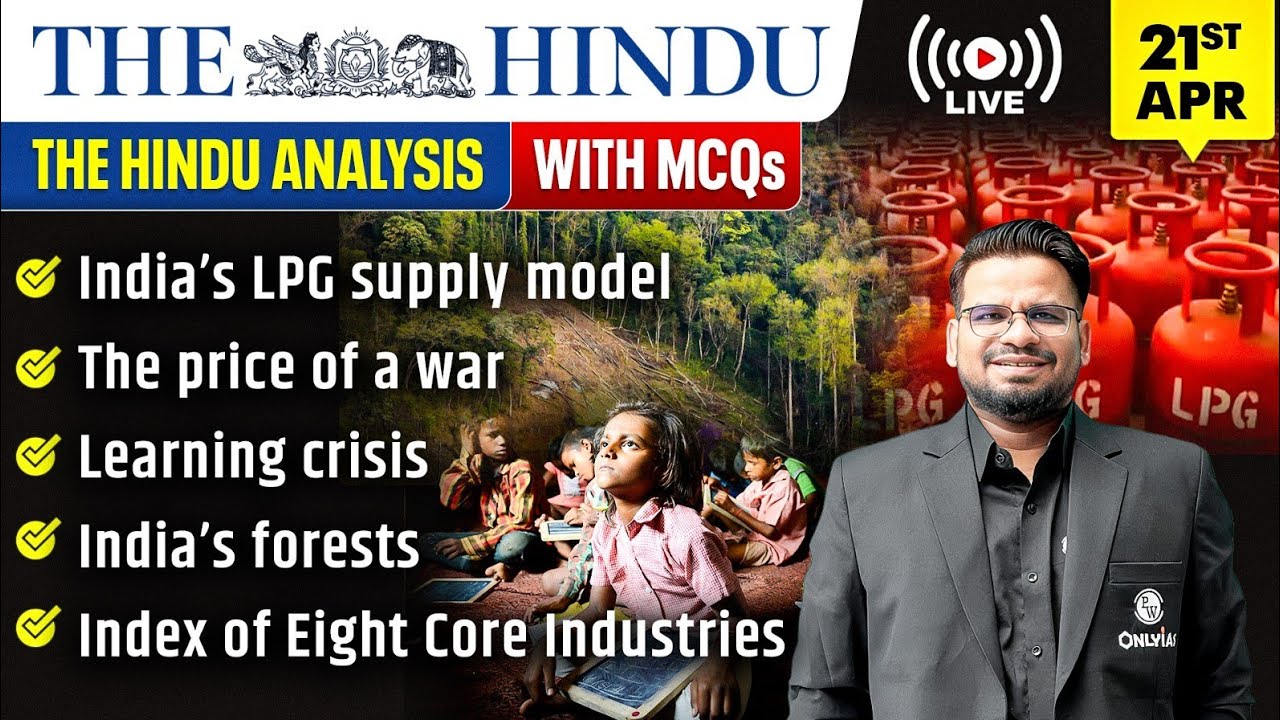 The Hindu Analysis | 21st April 2026 | Practice Questions