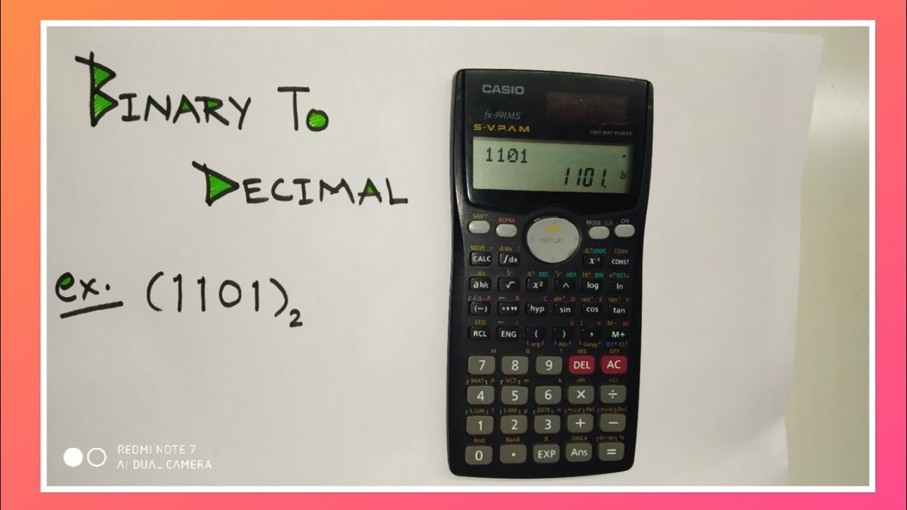 Easily Convert Binary to Decimal with the fx-991MS Calculator 🧮