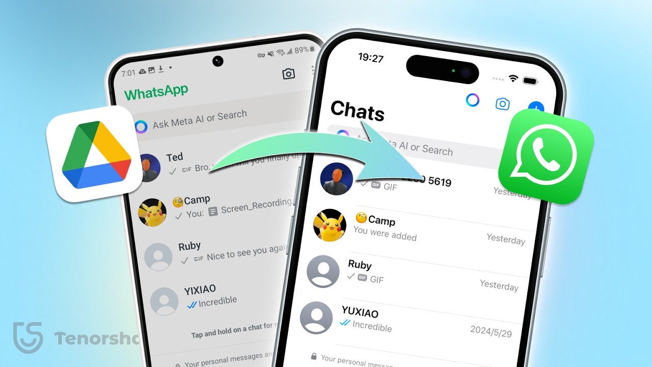 Restore WhatsApp Backup from Google Drive to iPhone (2026) 📱