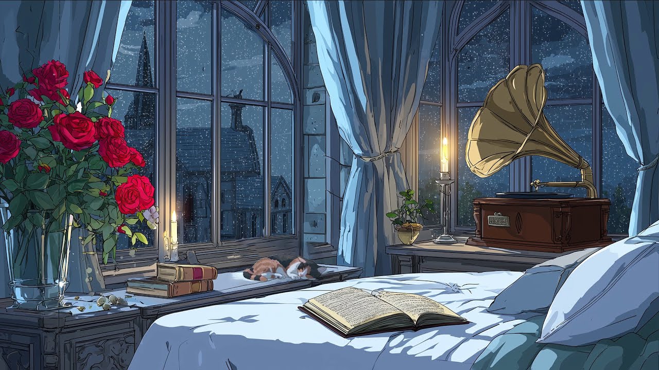 Vintage 1940s Jazz on a Rainy Night 🎶