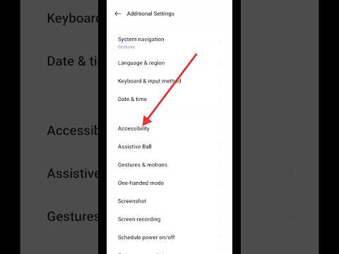 How to stup switch access setting on realme #shorts #youtubeshorts #mobile