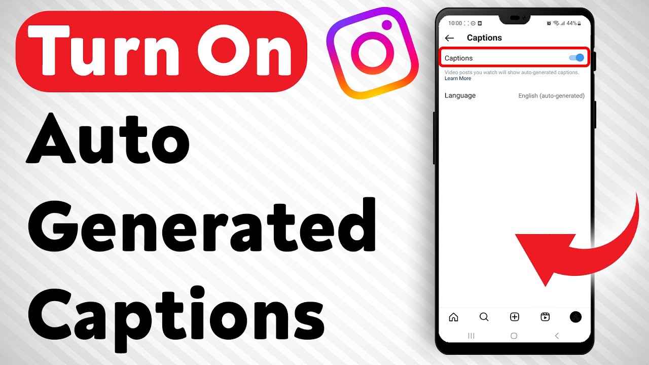 Enable Auto Captions on Instagram Reels & Videos 🎥