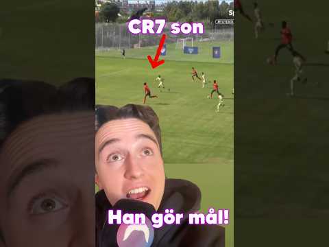 Cr7 son gör mål för Portugals U16 landslag🇵🇹👑