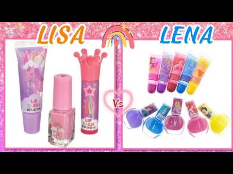 Lisa or Lena || Girls Makeup Collection ๐ Choose your favorite one pick ๐ #