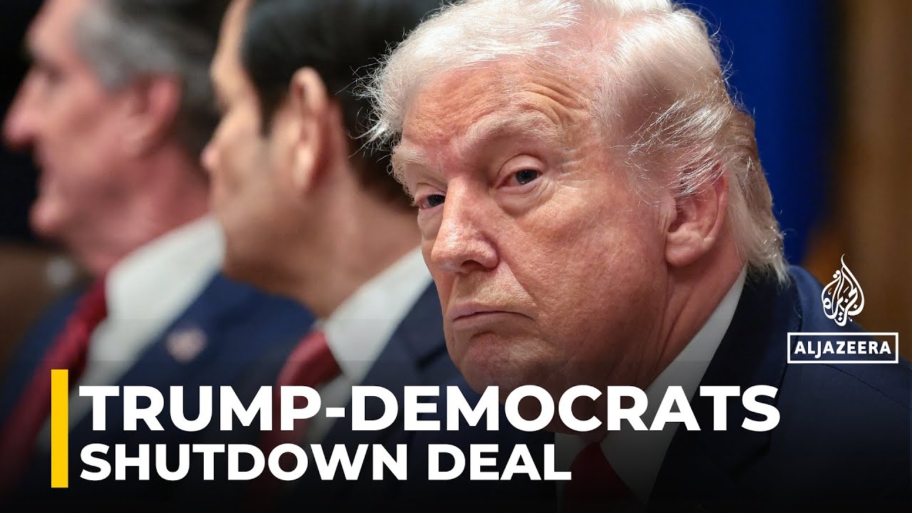 US government shutdown: Trump says deal has been reached with Democrats
