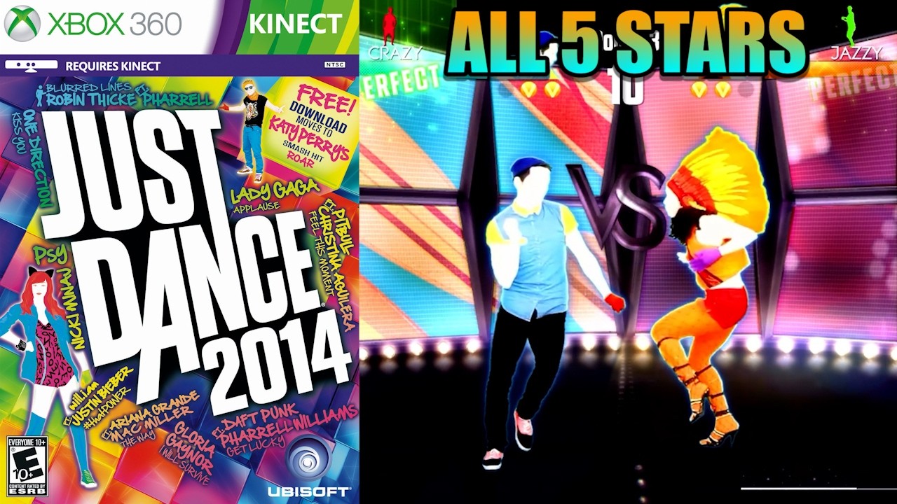 Just Dance 2014 (All 5-stars) [152] Xbox 360 Longplay